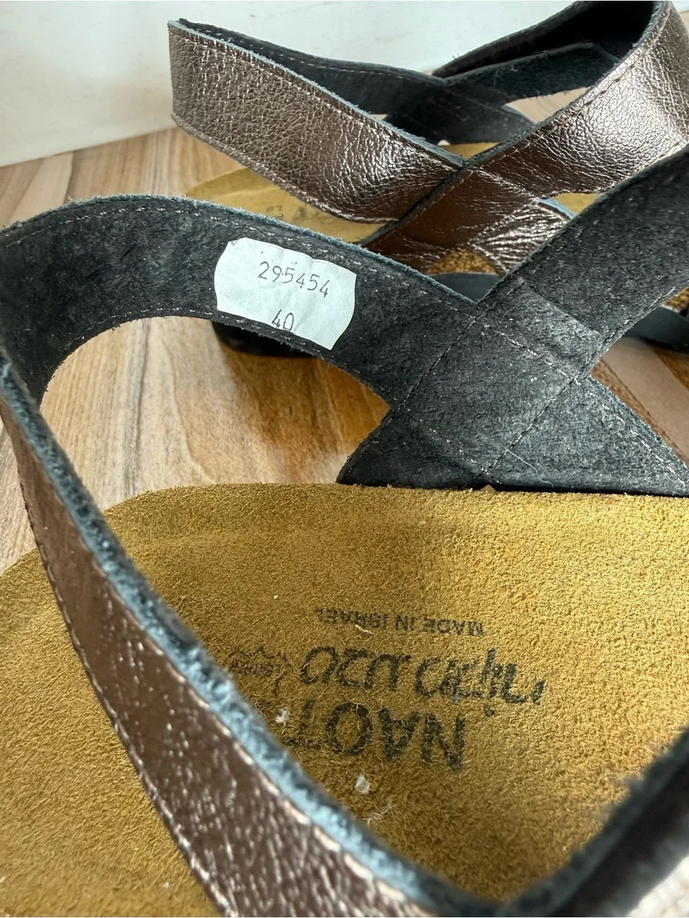 Naot Kayla Sandals Womens Size 40 US 9 Radiant Copper Leather Adjustable Strap